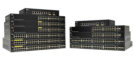 Cisco SG250-26P-K9-EU network switch Managed L2 Gigabit Ethernet (10/100/1000) Power over Ethernet (PoE) Black