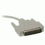 C2G 2m DB9 F/DB25 M Cable seriële kabel Grijs