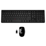 HP 671508-051 keyboard Mouse included RF Wireless AZERTY French Black