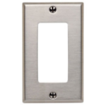 Leviton 84401-40 wall plate/switch cover Stainless steel