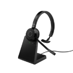 Jabra Evolve 65 TE Headset Wired & Wireless Head-band Office/Call center USB Type-A Bluetooth Charging stand Black