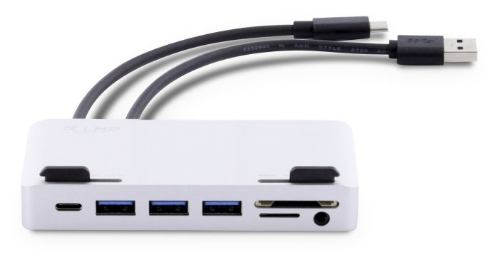 18629 LMP USB-C Attach - USB 3.2 Gen 1 (3.1 Gen 1) Type-C - 3.5mm,USB 3.2 Gen 1 (3.1 Gen 1) Type-A,USB 3.1 (3.1 Gen 1) Type-C - MicroSD (TransFlash),SD - 5000 Mbit/s - Silver - Aluminium