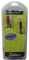 Microconnect 3.5mm/2xRCA 1.5m audio cable Black