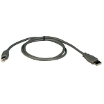 Tripp Lite U021-003 USB cable USB 2.0 35.4" (0.9 m) USB A USB B 0.48 Gbit/s Gray