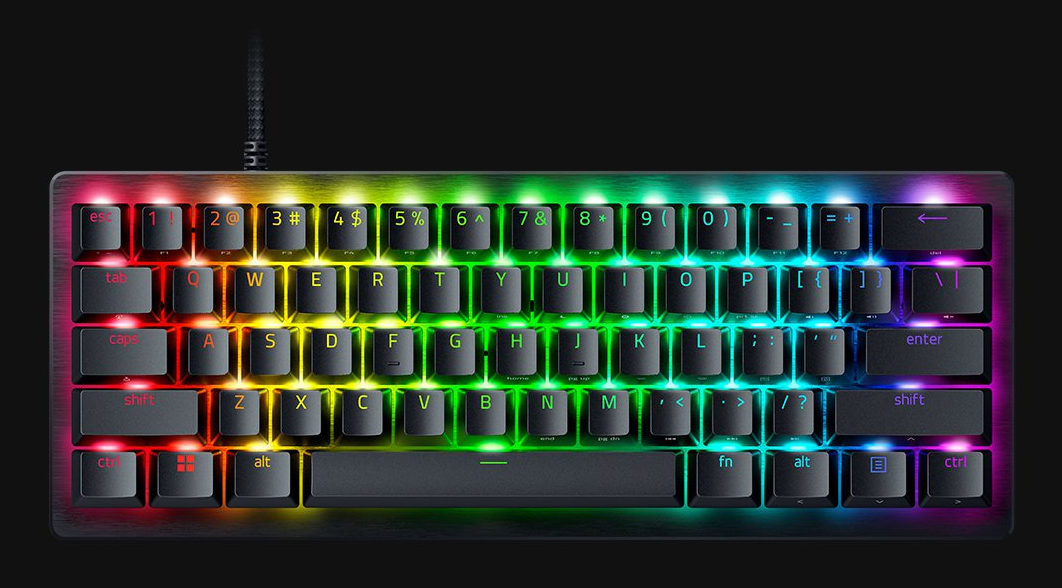 Razer Black Huntsman V3 Pro Mini Keyboard Gaming Usb Qwerty French