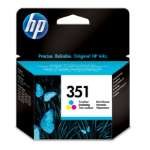 HP CB337EE/351 Printhead cartridge color, 170 pages ISO/IEC 24711 3.5ml for HP DeskJet D 4260/OfficeJet J 5700/PhotoSmart C 4280/PhotoSmart C 5280/PhotoSmart D 5300