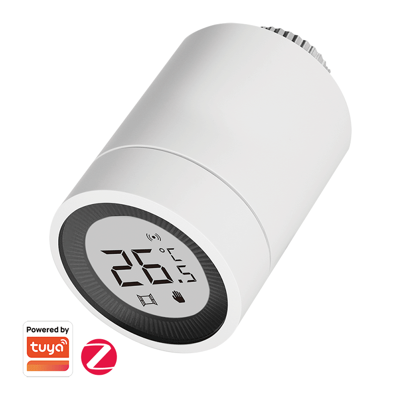 LogiLink Zigbee Smart Thermostat Radiator Valve, w/ LCD Display,Tuya compatible