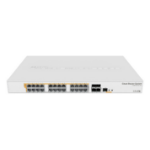 Mikrotik CRS328-24P-4S+RM network switch Managed L2/L3 Gigabit Ethernet (10/100/1000) Power over Ethernet (PoE) 1U White