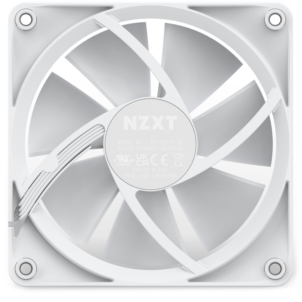 Image of NZXT F120 RGB Computer case Fan 12 cm White 1 pc(s)