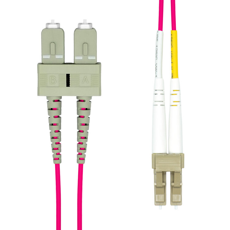 ProXtend LC-SC UPC OM4 Duplex MM Fiber Cable 5M