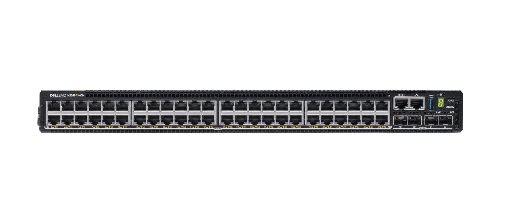 210-ASPX DELL PowerSwitch N2248PX-ON - Switch - L3 - managed - 24 x 10/100/1000/2.5G (PoE+)