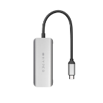 HYPER HD41-GL station d'accueil USB 2.0 Type-C Noir, Gris