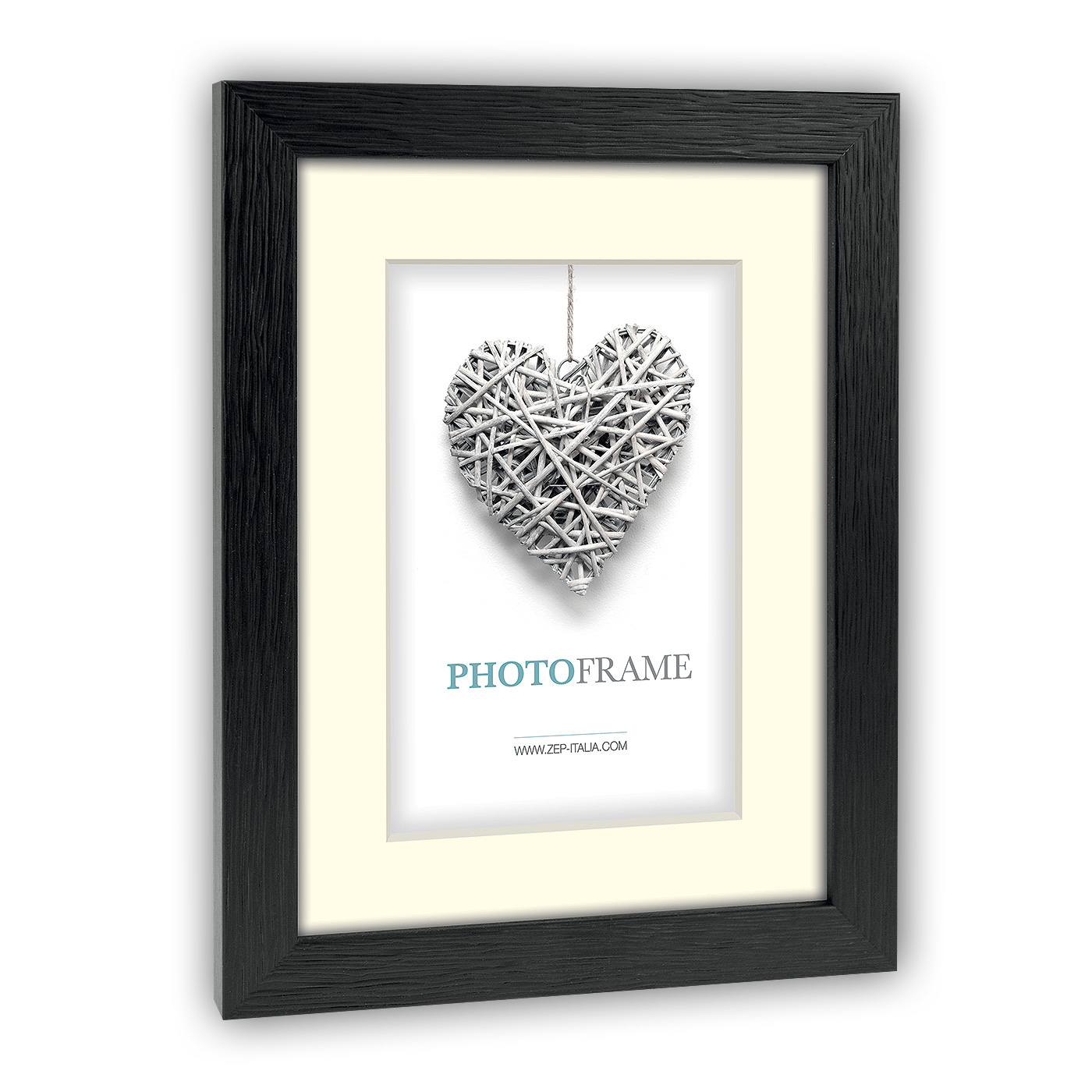 Image of ZEP Regent 5 - Wood - Black - Single picture frame - Wall - 20 x...