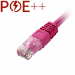 Cablenet 2m Cat6 RJ45 Pink U/UTP PVC 24AWG Flush Moulded Booted Patch Lead