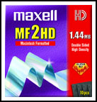 Maxell MF2-HD Formatted MAC (10 Pack) 1.44 MB