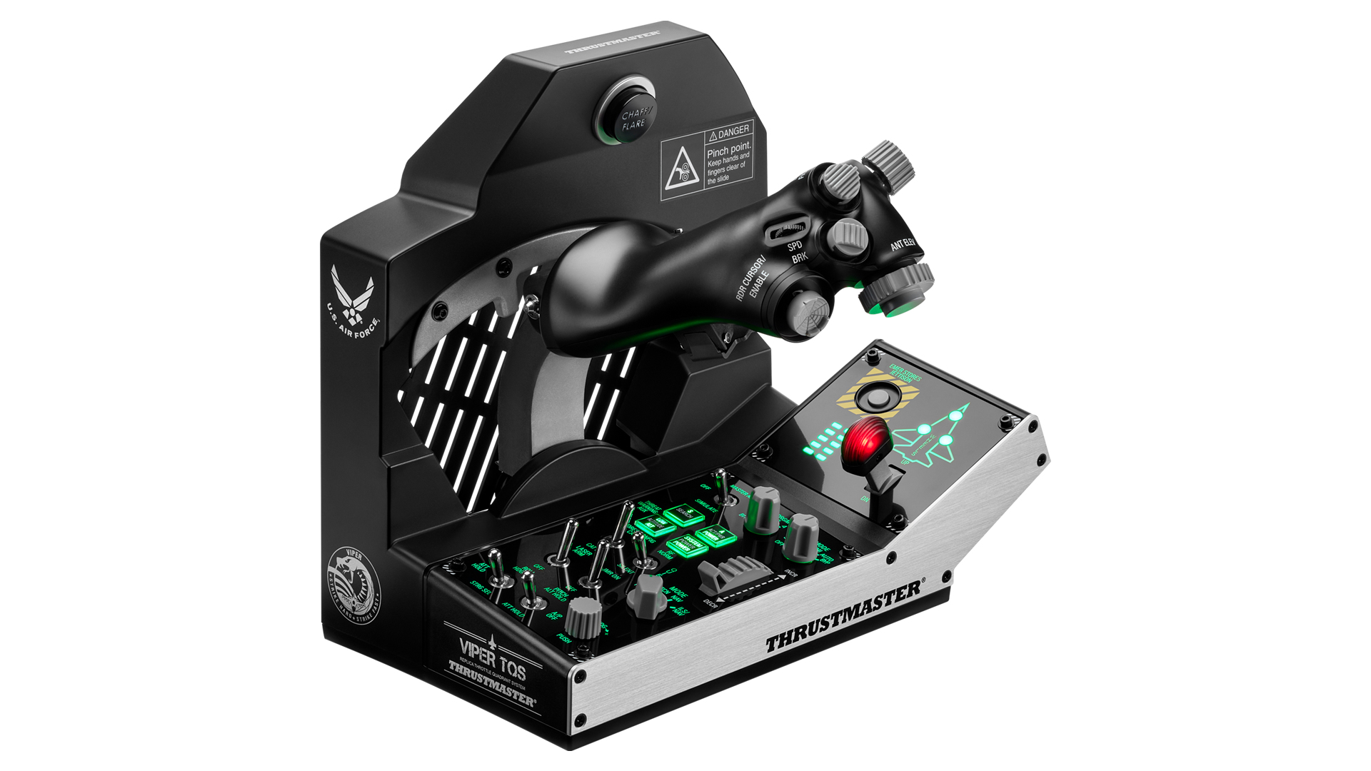 Image of Thrustmaster VIPER TQS MISSION PACK Black USB Joystick + engine...