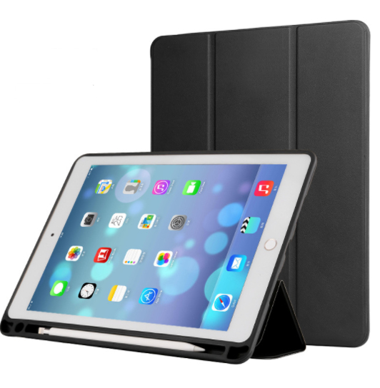 JLC Apple iPad Mini 5/4 Smart Stand Case Cover with Pencil Holder - Black