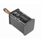 Gembird PB18-TQC3-01 powerbank Lithium-Polymeer (LiPo) 18000 mAh Zwart, Transparant