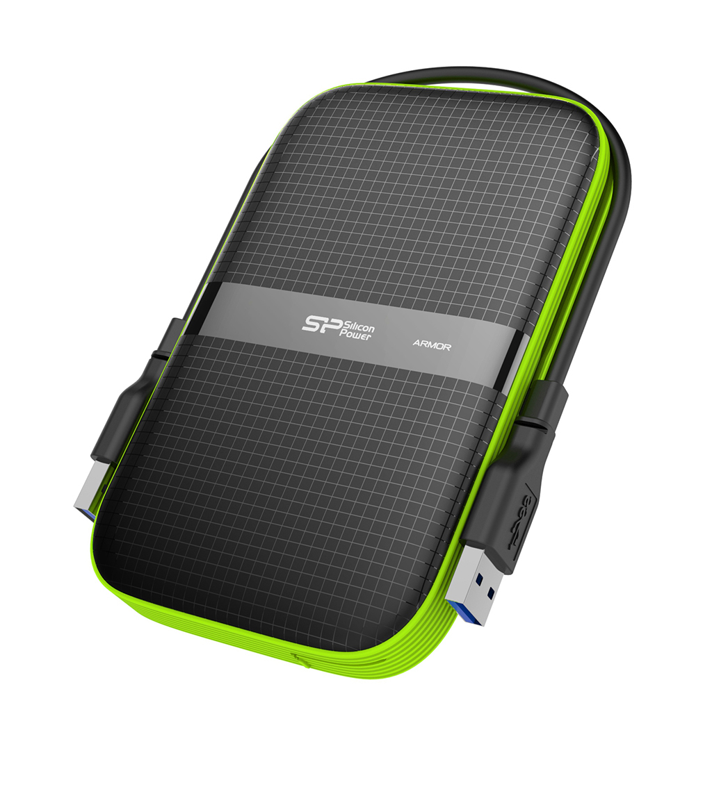 Silicon Power Armor A60 external hard drive 2 TB Black