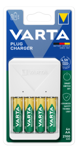 57657101451 VARTA Easy Charger - 4,5 Std. Batterieladegert - (fr 2/4xAA/AAA)