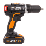 WORX WX367.3 drill 1600 RPM 1.38 kg Black, Orange