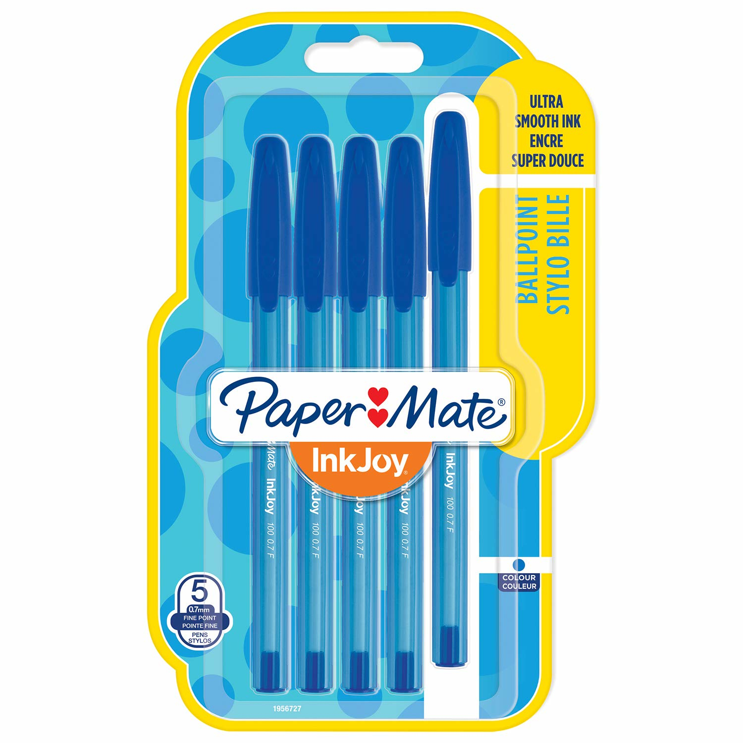 Image of Papermate InkJoy 100 ST Blue Stick ballpoint pen Fine 5 pc(s)
