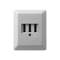 Image of ZE Kommunikationstechnik TAE 2x6/6 NF/F AP outlet box White