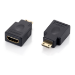 Equip 118914 cambiador de género para cable HDMI A HDMI C Negro