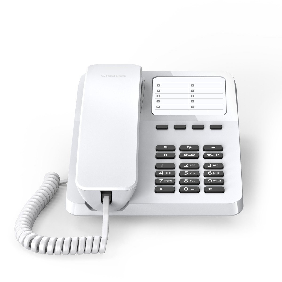S30054-H6538-B102 UNIFY GIGASET OPENSTAGE DESK 400 - Analog telephone - Wired handset - 10 entries - White