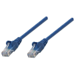 Intellinet Network Patch Cable, Cat5e, 7.5m, Blue, CCA, U/UTP, PVC, RJ45, Gold Plated Contacts, Snagless, Booted, Lifetime Warranty, Polybag