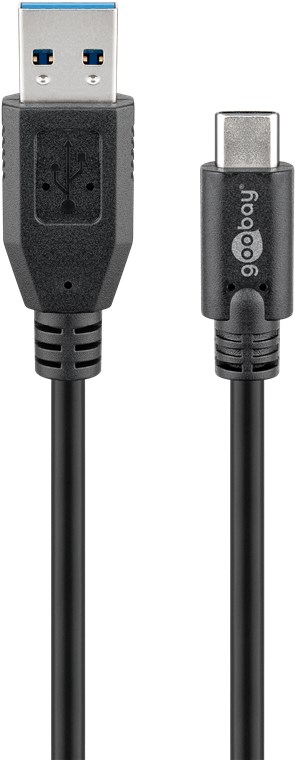 Image of Goobay Sync & Charge Super Speed USB-C to USB A 3.0 Charging...