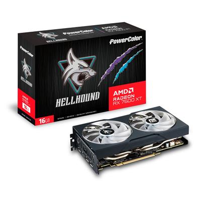 Image of PowerColor RX 7600 XT 16GB HELLHOUND
