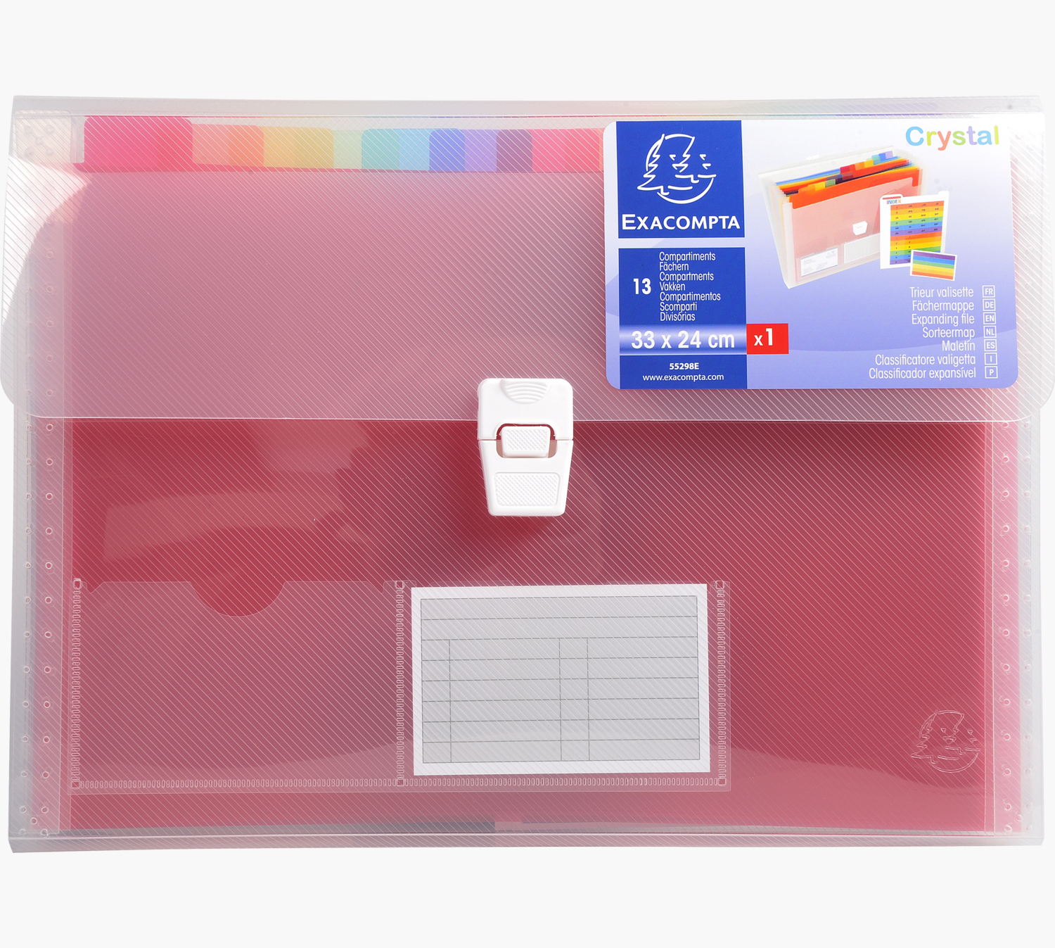 Photos - File Folder / Lever Arch File Exacompta 55298E divider book Assorted colours Polypropylene (PP) A4 