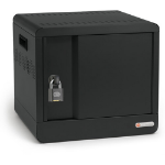 Bretford CUBE Micro Station Portable device management cabinet Charcoal