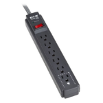 Eaton TLP620DB surge protector Black 6 AC outlet(s) 120 V 240.2" (6.1 m)