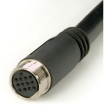 Kindermann 7484000005 coaxial cable 5 m 13-pin Black