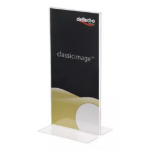 ANNOUNCE DEFLECTO STAND UP SIGN HLDR DL 1/3A4