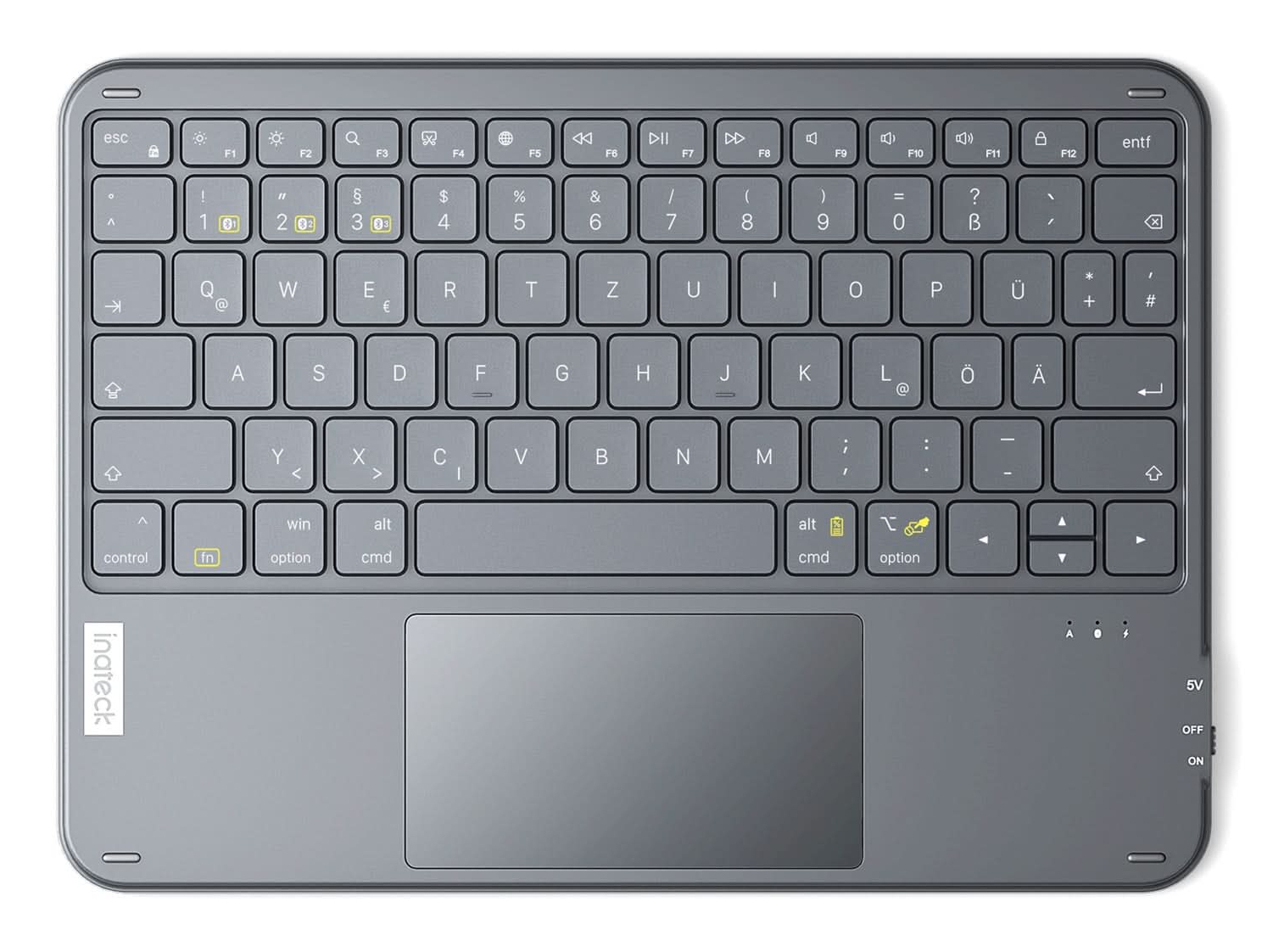 EU Product - Keyboard Tablet QWERTZ gray thumbnail