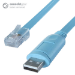 CONNEkT Gear 1.8m RJ45 to USB A Male Console Cable with FTDI Chip (Cisco Compatible)