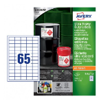 Avery B7651-50 self-adhesive label Rectangle Permanent White 3250 pc(s)