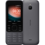 Nokia 6300 4G 2.4 Inch UK SIM Free Feature Phone with WhatsApp and Google Assistant (Single SIM) - Charcoal