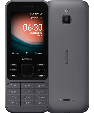 Nokia 6300 4G 4GB - Charcoal