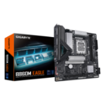 GIGABYTE B860M EAGLE Motherboard - Intel Core Ultra Series CPUs, 6+1+2+1 Phases VRM, up to 9066MHz DDR5, 1xPCIe 5.0 + 1xPCIe 4.0 M.2, 2.5GbE LAN, USB 3.2 Gen 1