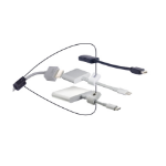Liberty AV Solutions DL-AR2789 video cable adapter HDMI Type A (Standard) Mini DisplayPort + USB Type-C Black, White