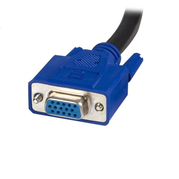 StarTech.com 6 ft 2-in-1 USB KVM Cable