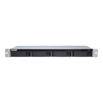 QNAP TS-431XeU Ethernet LAN Rack (1U) Black,Stainless steel NAS
