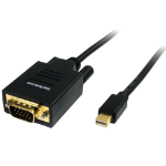 StarTech.com MDP2VGAMM6 video cable adapter 70.9" (1.8 m) Mini DisplayPort VGA (D-Sub) Black