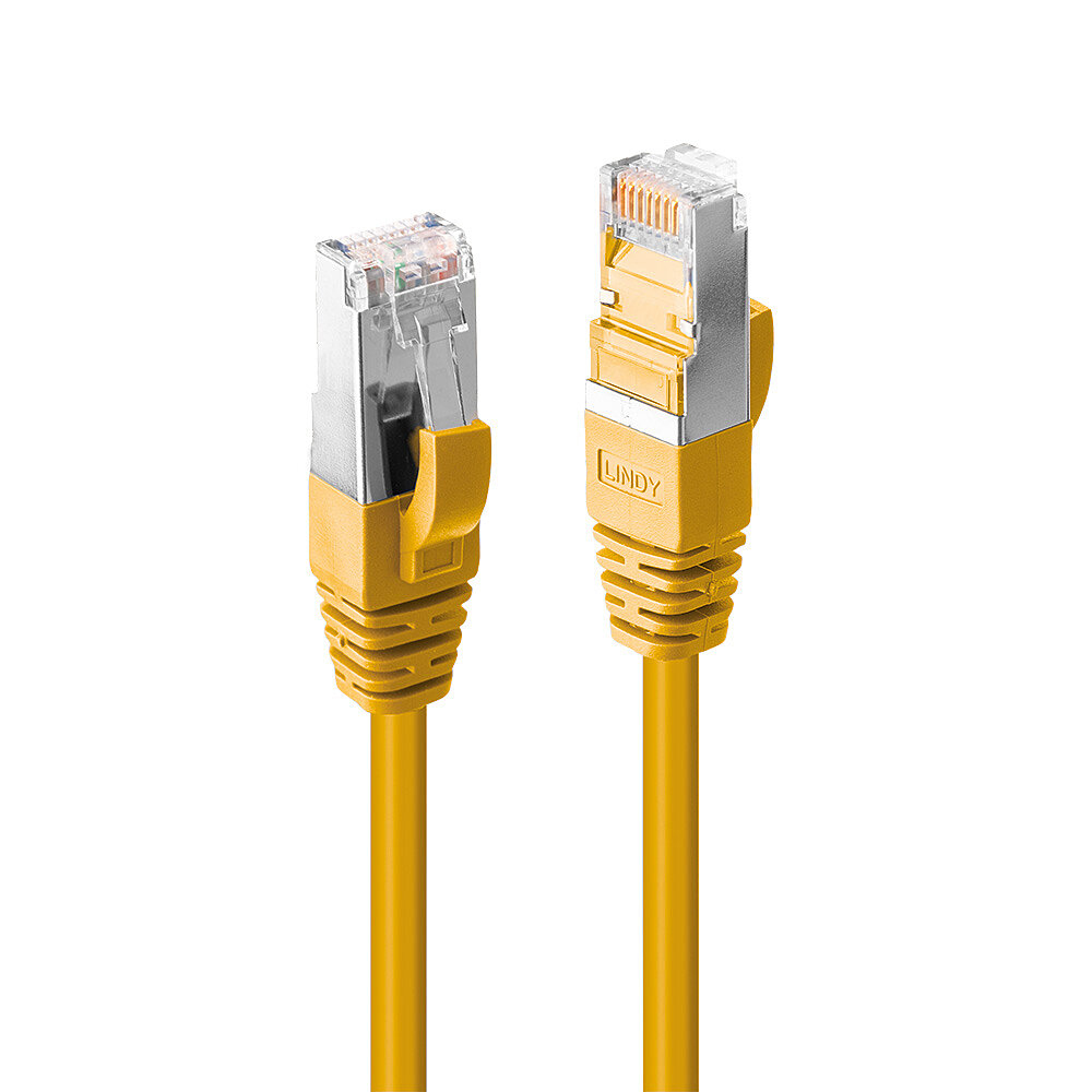 Image of Lindy 45979 networking cable Yellow 0.3 m Cat6 S/FTP (S-STP)
