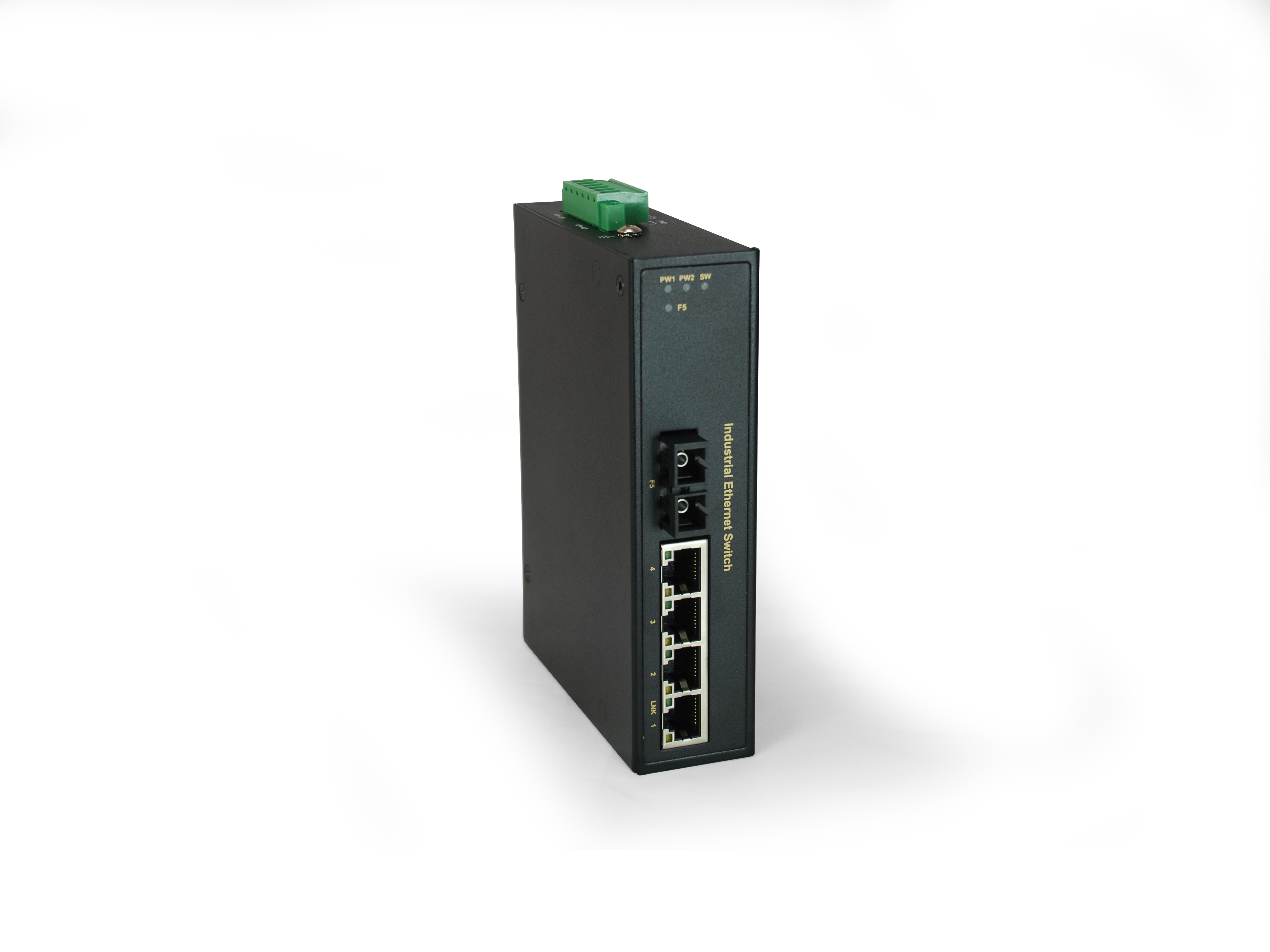 Image of LevelOne 5-Port Fast Ethernet Industrial Switch, DIN-Rail, -40°C...