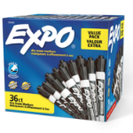 EXPO 1920940 marker 36 pc(s) Chisel tip Black